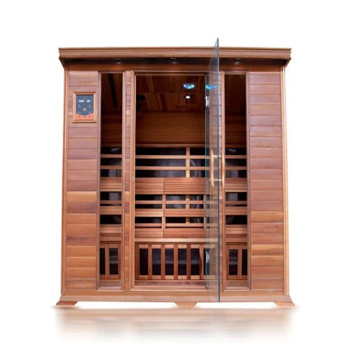 Sunray | Sequioa 4-Person Indoor Infrared Corner Sauna