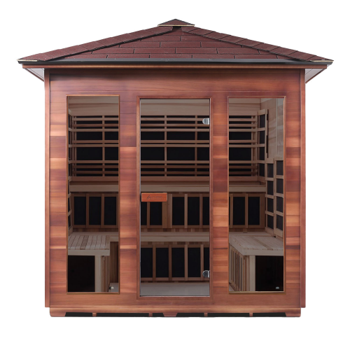 Enlighten Rustic 8 - 8 Person Full Spectrum Infrared Sauna