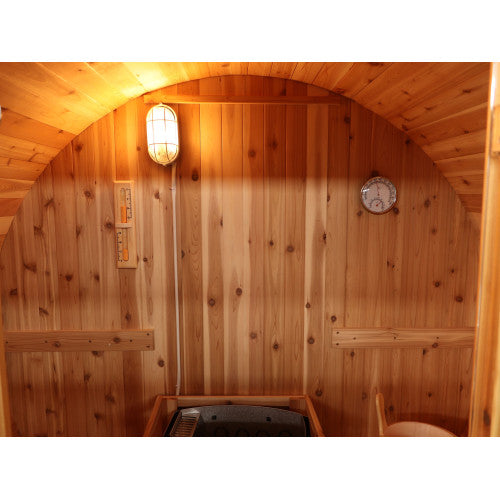 Aurora 2-4 Person Traditional Barrel Sauna