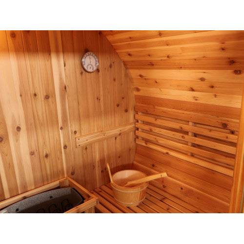 Galley 4 Person Traditional Barrel Sauna