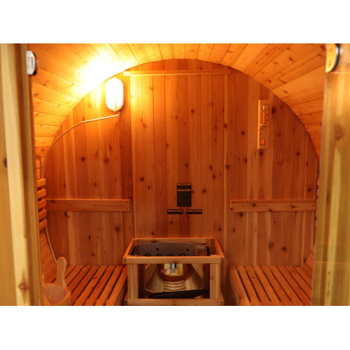 Oasis 2-4 Person Traditiona Canopyl Barrel Sauna