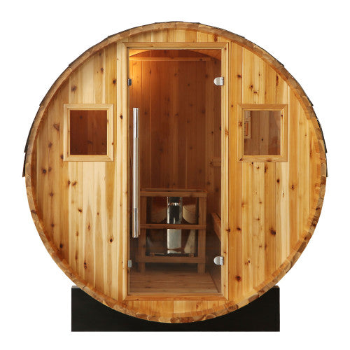 Aurora 2-4 Person Traditional Barrel Sauna