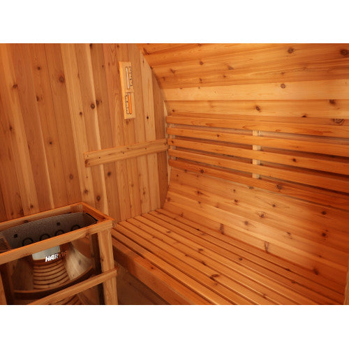 Aurora 2-4 Person Traditional Barrel Sauna