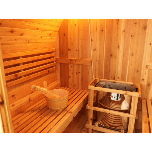 Aurora 2-4 Person Traditional Barrel Sauna