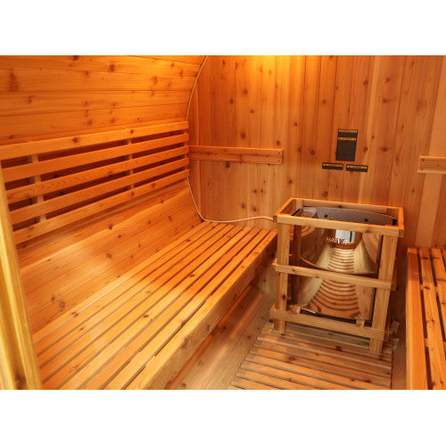 Galley 4 Person Traditional Barrel Sauna