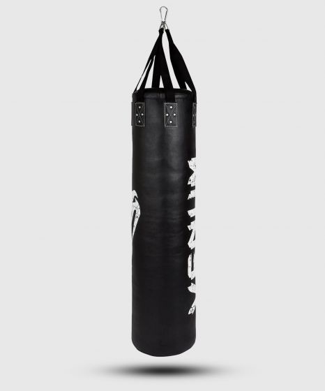 Venum Challenger Heavy Bag + Ceiling Hook - Black/white - Filled