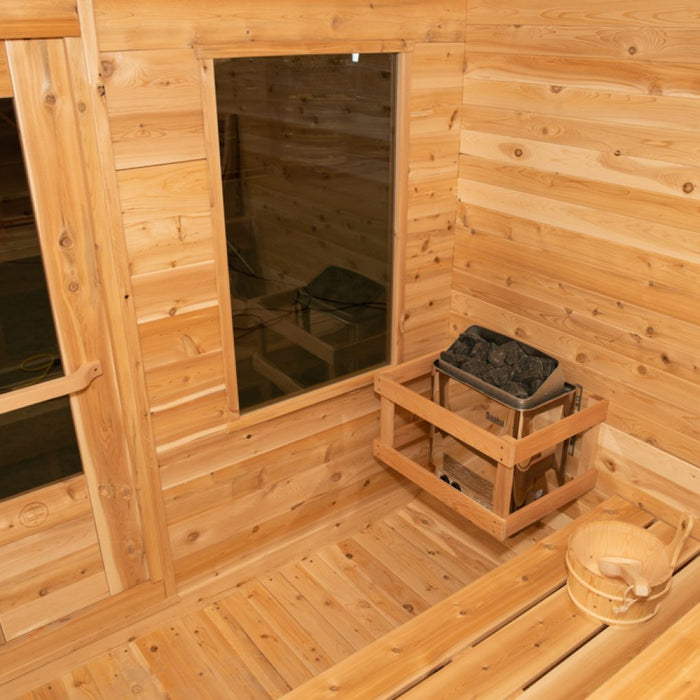 Canadian Timber Luna Sauna 3 Person Barrel Sauna