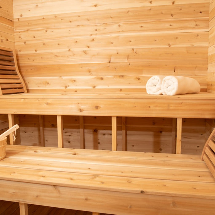 Canadian Timber Luna Sauna 3 Person Barrel Sauna