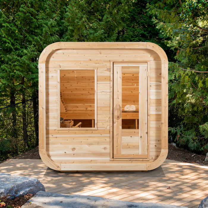 Canadian Timber Luna Sauna 3 Person Barrel Sauna