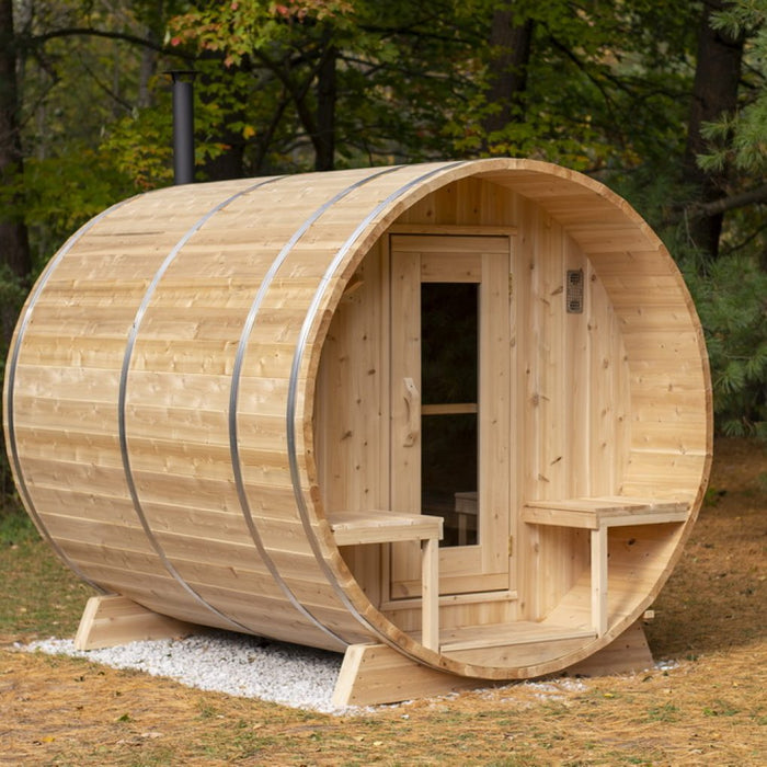 Canadian Timber Serenity 4 Person Barrel Sauna