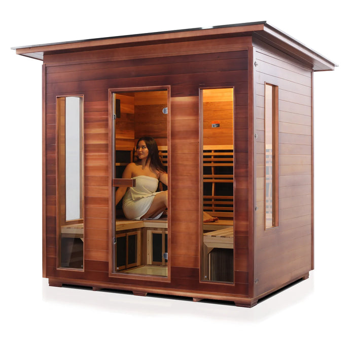 Enlighten Rustic 5 - 5 Person Full Spectrum Infrared Sauna