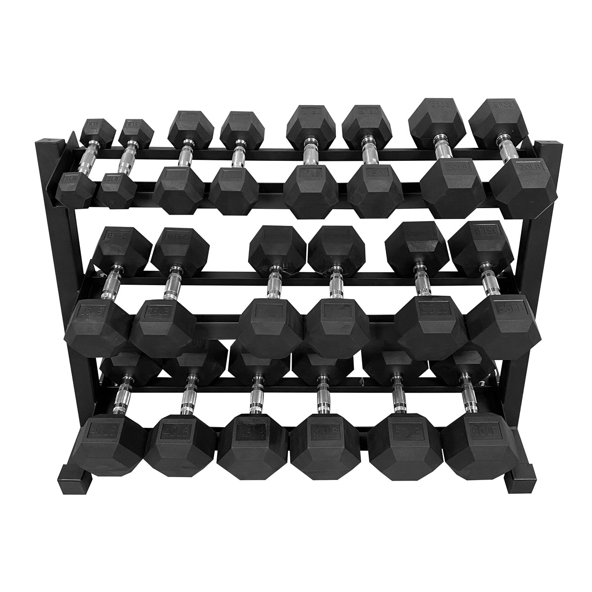 Dumbell With Rack HEX Dumbbell Rack — My Home Gym