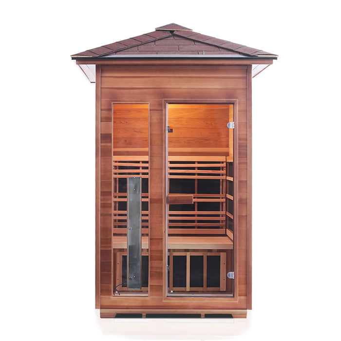 Enlighten Rustic 2 - 2 Person Full Spectrum Infrared Sauna