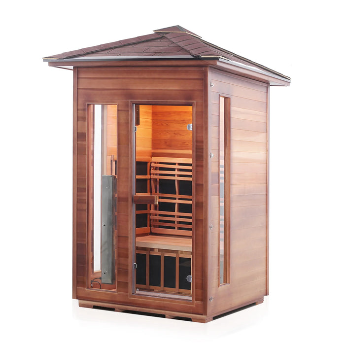 Enlighten SunRise 2 - 2 Person Dry Traditional Sauna