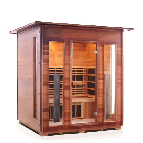 Enlighten Rustic 4 - 4 Person Full Spectrum Infrared Sauna