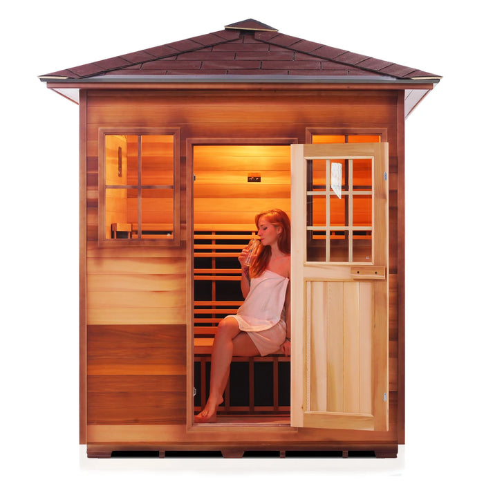 Enlighten Sierra 4 - 4 Person Full Spectrum Infrared Sauna