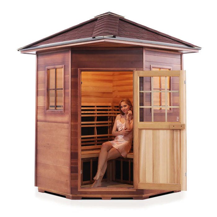 Enlighten Sierra 4C - 4 Person Full Spectrum Infrared Sauna