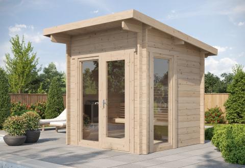 SaunaLife Model G4 Outdoor Home Sauna Kit