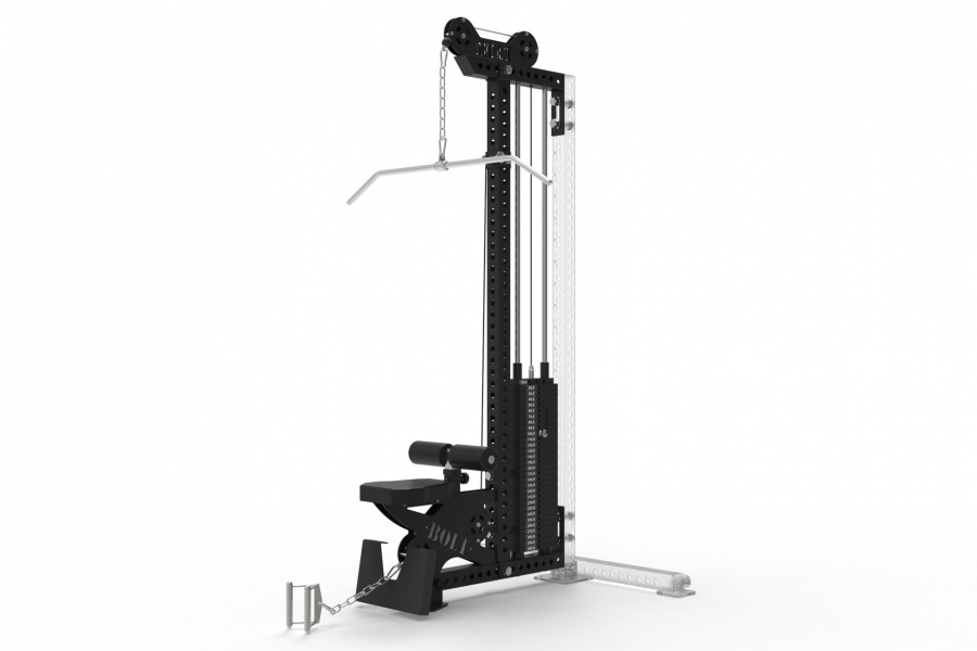 Storm Series Widow Lat Pulldown Low Row Attachment With 300 Lb Weight Stack