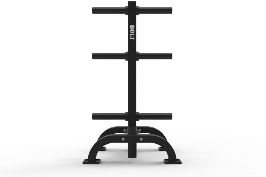 6 Arm Olympic Weight Tree With 2 Barbell Holders