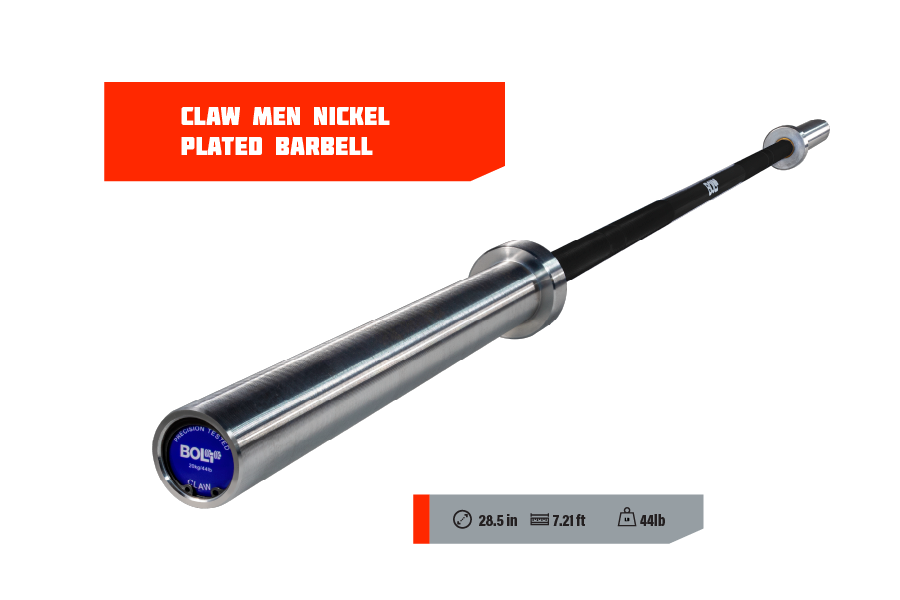 Claw Men Nickel Plated Barbell