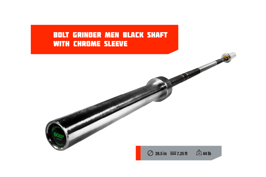 Bolt Grinder Men Black Shaft With Chrome Sleeve 1000 Lb