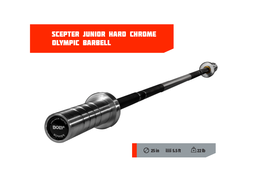 Scepter Junior Hard Chrome Olympic Barbell