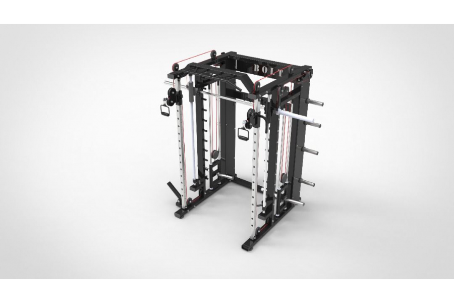 Thunder Series LONESTAR Plate Loaded Smith Functional Power Rack All-in-1 Combo