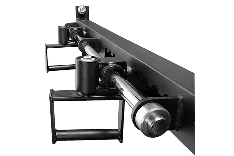 Storm Series 43 Inch Rotating Adjustable Handle Pullup Bar — My Home Gym