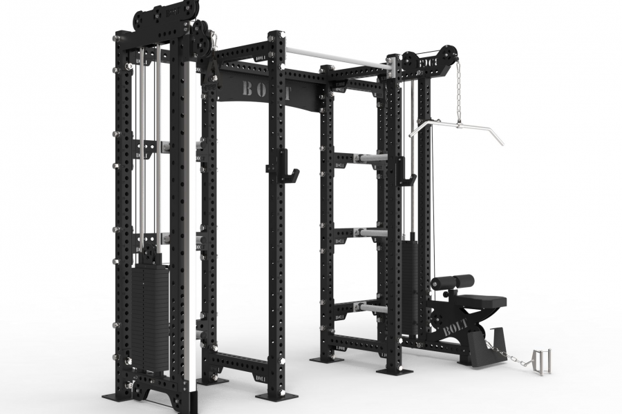 Storm Series Olympus All-in-one Power Rack With Barbarian