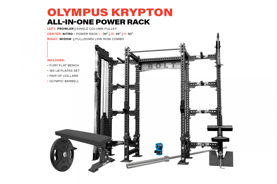 # 30 Storm Series Olympus All-in-one Power Rack With Krypton Home Gym Package