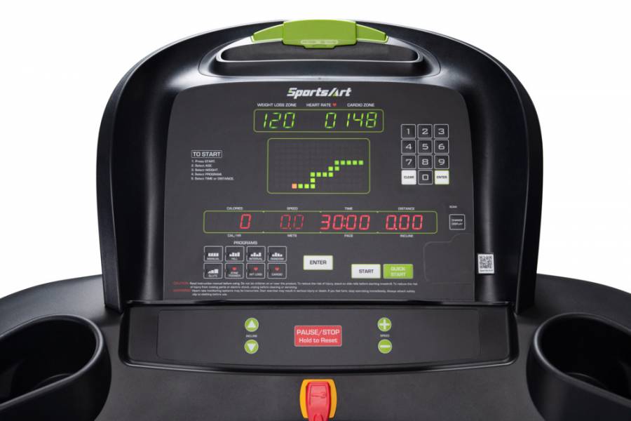 Sportsart T615 Treadmill With Eco-glide/contact Heart Rate