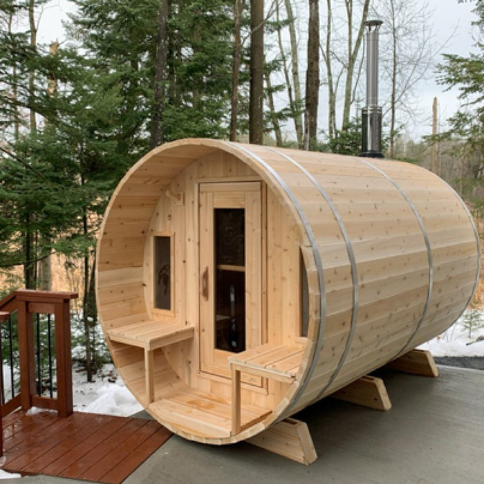 Canadian Timber Tranquility 6 Person Barrel Sauna