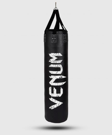 Venum Challenger Heavy Bag + Ceiling Hook - Black/white - Filled