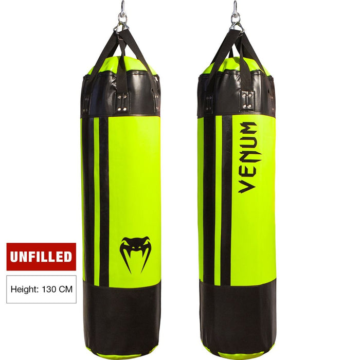 Venum Hurricane Punching Bag - 130 Cm - Unfilled - Black/neo Yellow