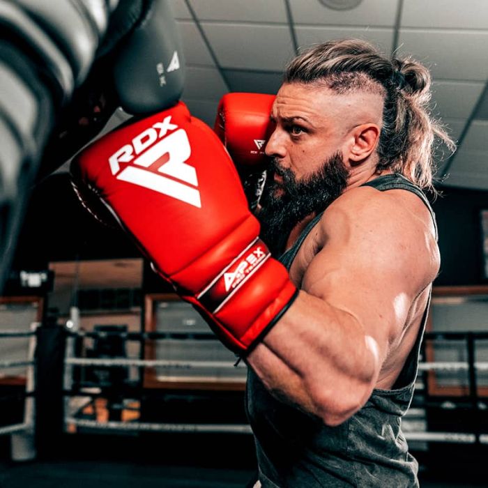 Apex Lace Up Training/Sparring Boxing Gloves