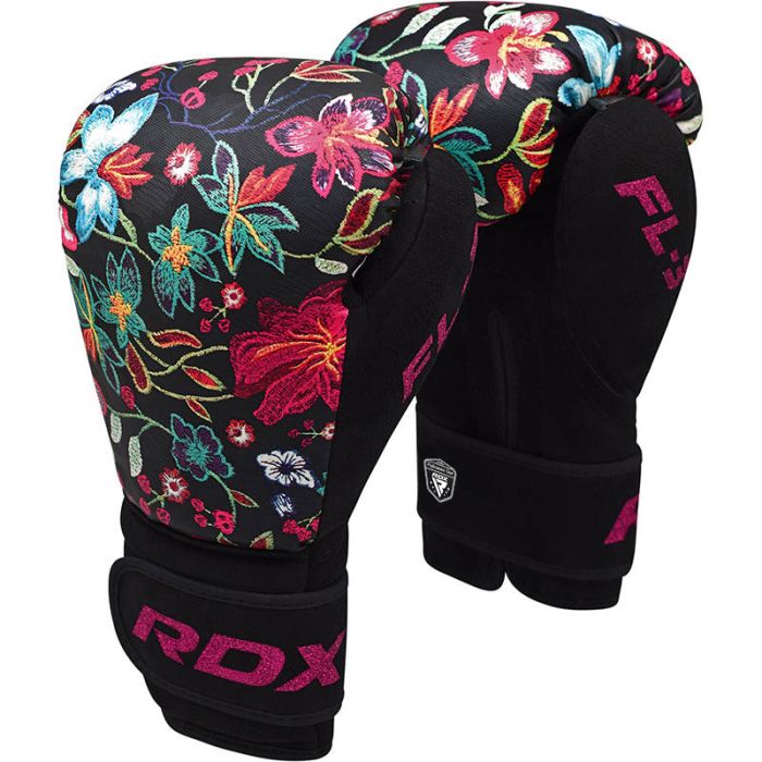 Ladies Floral Boxing Training Gloves FL3