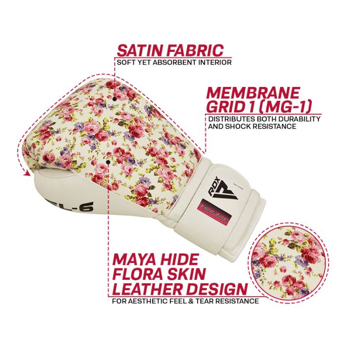 Floral Boxing Gloves FL6