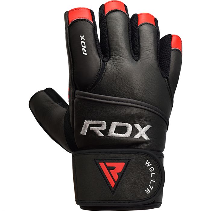 Weight Lifting Leather Gym Gloves