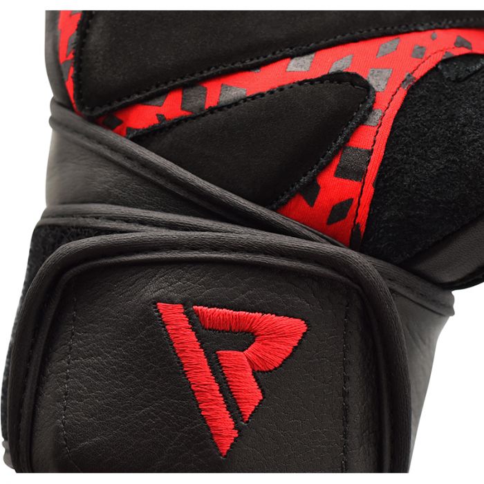 Weight Lifting Leather Gym Gloves