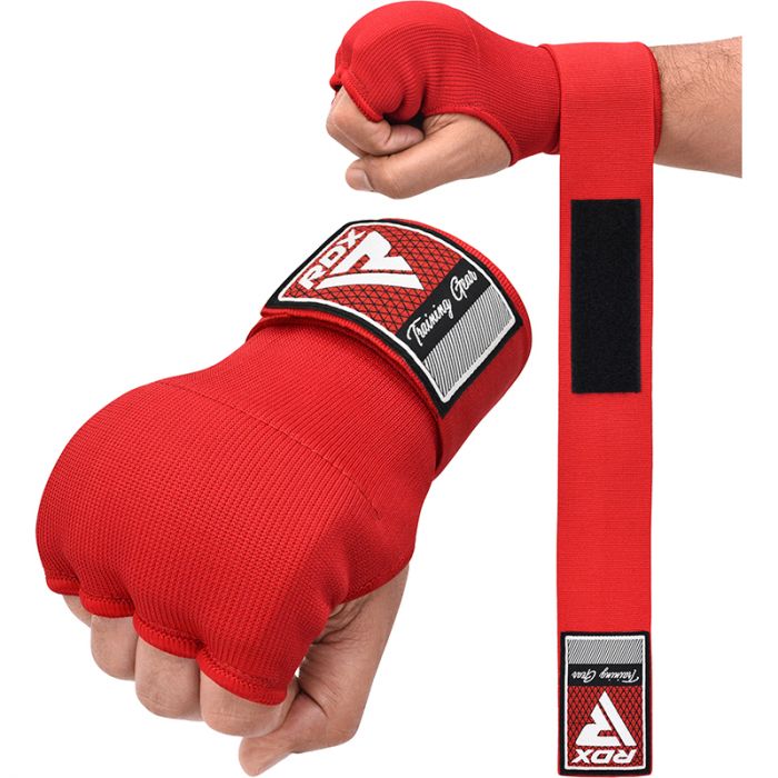 Gel Padded Inner Gloves Hook & Loop Wrist Strap for Knuckle Protection