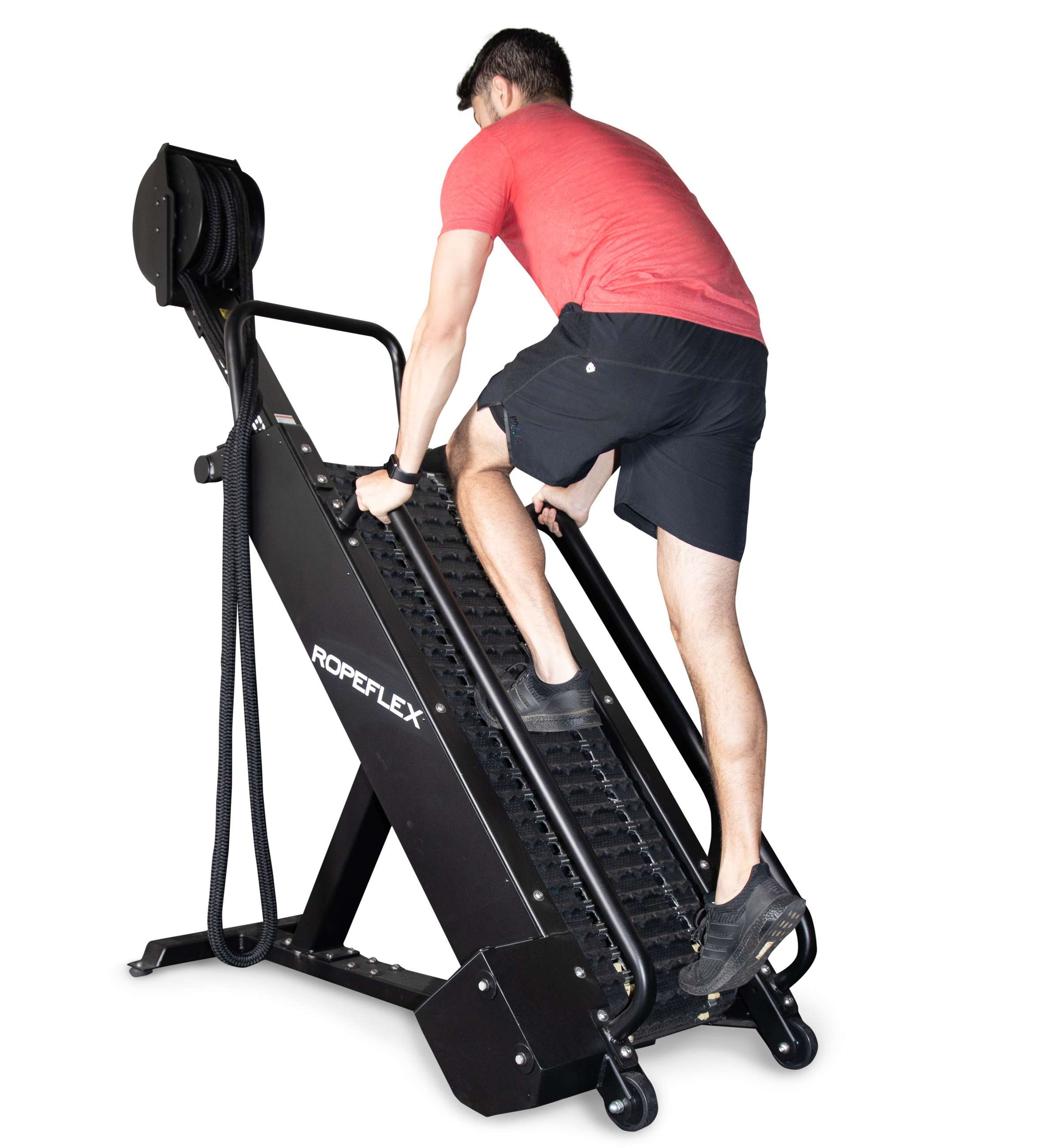 Reflective Tread Using Machine ROPEFLEX RX4400 Spartan Climb - Combo Rope Tread Machine — My Home Gym