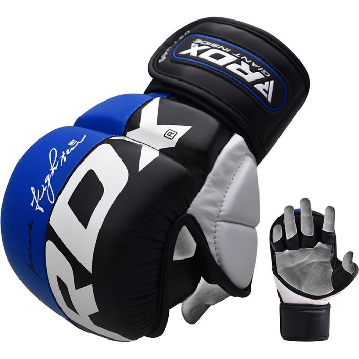 Hybrid MMA Grappling Gloves Gel Padded