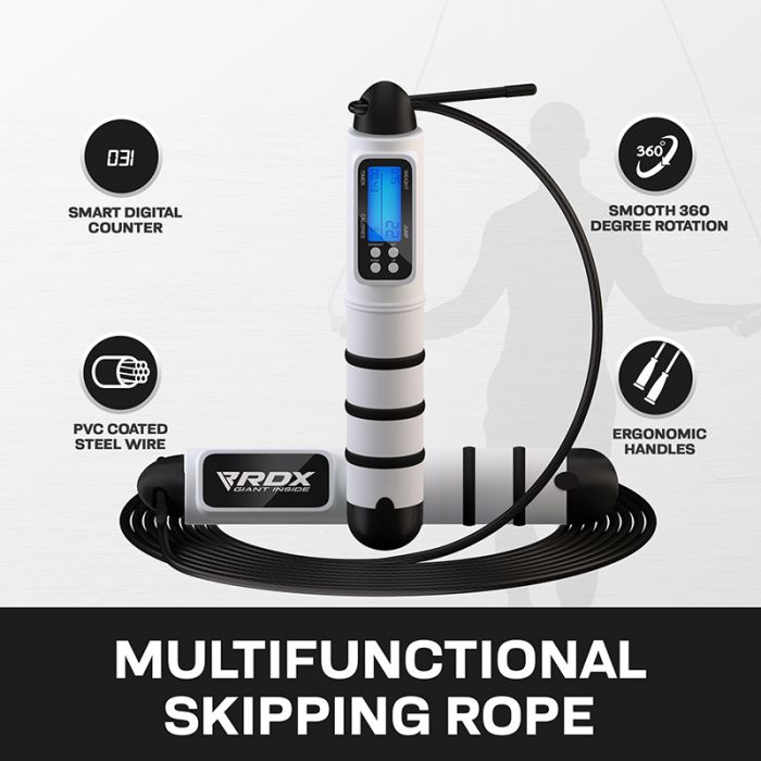 Digital Calorie Burn & Workout Counter 10.3 Ft Adjustable Jump Rope