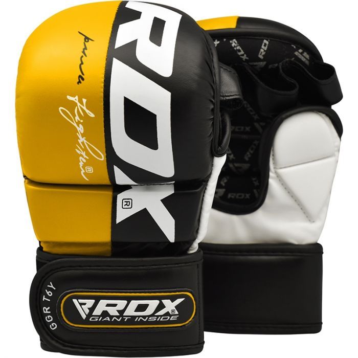 Hybrid MMA Grappling Gloves Gel Padded