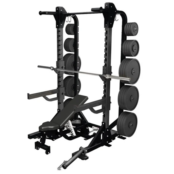 Half Squat Automatic Squat Rack Nike Strength Alpha Home Gym Setup