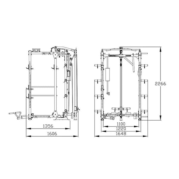 Warrior Freestanding Folding Weight Rack